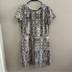 Snake print dress